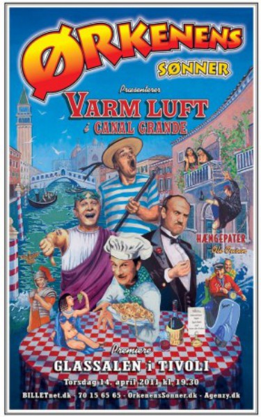 poster Ørkenens Sønner: Varm luft i Canal Grande&nbsp;&nbsp;(2012)