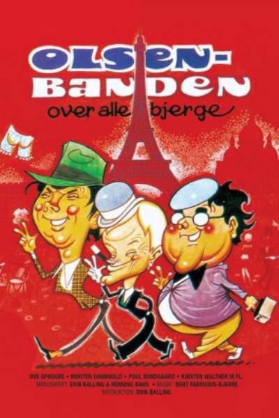 poster Olsen-banden over alle bjerge&nbsp;&nbsp;(1981)